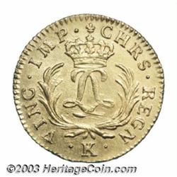 Louis XV Gold Louis d'Or 1724K,