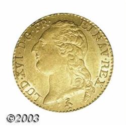 Louis XVI gold Louis d'Or 1785A,