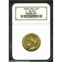 Napoleon gold 40 Francs 1811A,