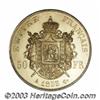 Image 2 : Napoleon III gold 50 Francs 1855A,