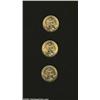 Image 1 : Republic, three gold 20 Francs,