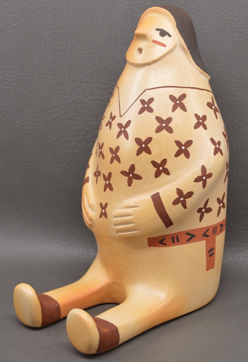HOPI/TEWA POTTERY FIGURE BY LARSON GOLDTOOTH