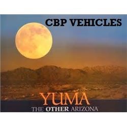 YUMA, ARIZONA CBP VEHICLES
