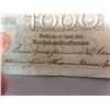 Image 2 : WWI Currency 1000 Reichmark Germany 1910