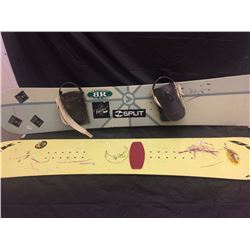 2 Snowboards and bindings