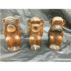 Collectible Sculptures 3 monkeys