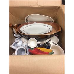 Box lot new dishware