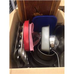 Box Lot of bakeware