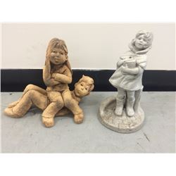 2 Garden statues