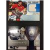 Image 2 : 7 Authentic Game worn Jersey Hockey Cards