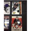 Image 3 : 6 Authentic Game worn Jersey Hockey Cards