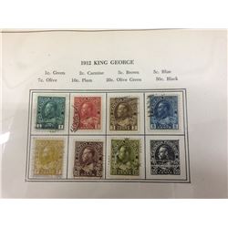 collector stamps 1912 King George issues