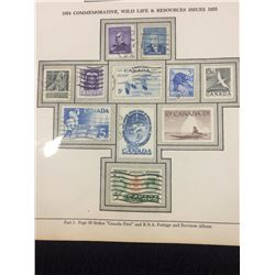 Collector Stamps 1954 Wild Life