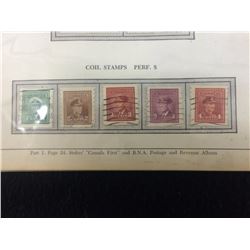 Collector Stamps 1932 coil stamps