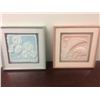 Image 1 : 2 framed art pictures signed