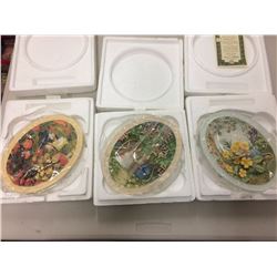 3 new Garden PLates with COA