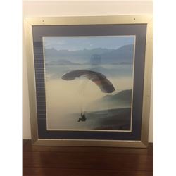 Framed Art Sky Diving