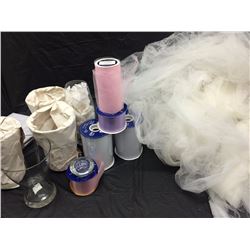 Assorted craft ribbons