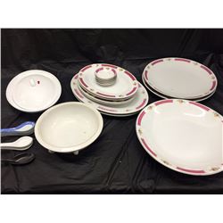 Assorted ceramic tableware