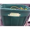 Image 2 : Bin of assorted power cords, electric cables, and more
