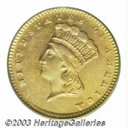 1856-D G$1 MS62 PCGS.