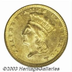 1857-D G$1 MS62 PCGS.