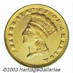 1860-D G$1 MS62 PCGS.