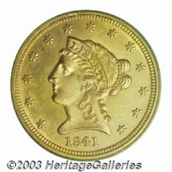 1841-D $2 1/2MS63 PCGS.