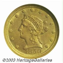 1850-D $2 1/2 MS61 NGC.