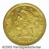 Image 1 : 1852-D $5 MS63 PCGS.
