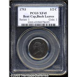 1793 1/2 C XF45 PCGS.