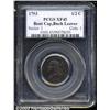 Image 1 : 1793 1/2 C XF45 PCGS.