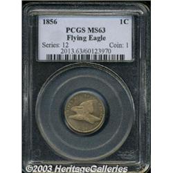 1856 1C MS63 PCGS.