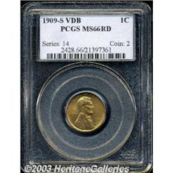 1909-S VDB 1C MS66 Red PCGS.