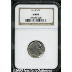 1918-S 5C MS65 NGC.