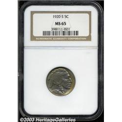 1920-S 5C MS65 NGC.