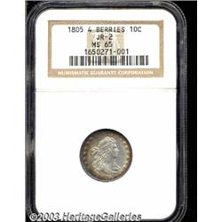 1805 10C 4 Berries MS65 NGC.
