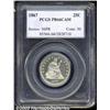 Image 1 : 1867 25C PR66 Cameo PCGS.