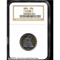 1884 25C PR68 NGC.