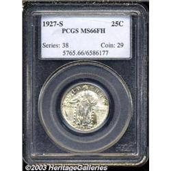 1927-S 25C MS66 Full Head PCGS.
