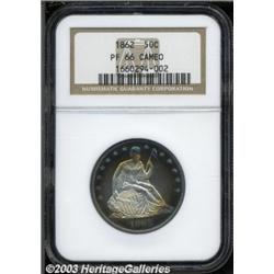 1862 50C PR66 Cameo NGC.