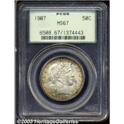 1907 50C MS67 PCGS.