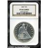 Image 1 : 1864 S$1 PR66 Cameo NGC.
