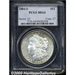 1884-S S$1 MS64 PCGS.