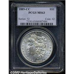 1889-CC S$1 MS63 PCGS.