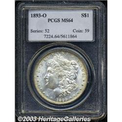 1893-O S$1 MS64 PCGS.