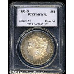 1893-O S$1 MS66 Prooflike PCGS.