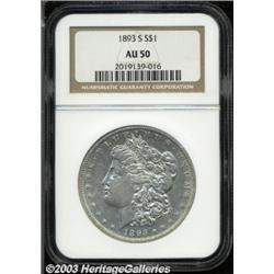 1893-S S$1 AU50 NGC.