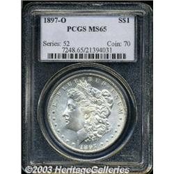 1897-O S$1 MS65 PCGS.