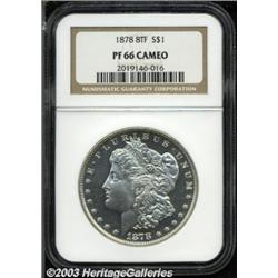 1878 8TF S$1 PR66 Cameo NGC.